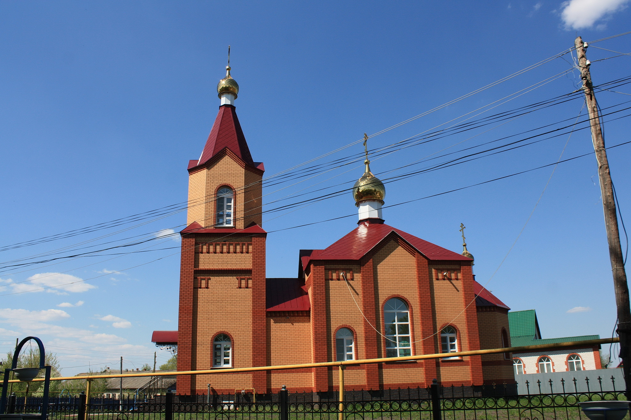 храм Преподобного Сергия Радонежского в п.Атьма.