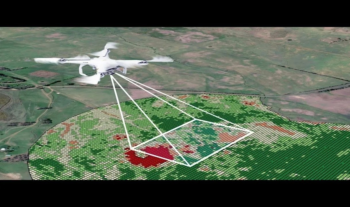 Росреестр Мордовии контролирует землепользование с помощью беспилотника.